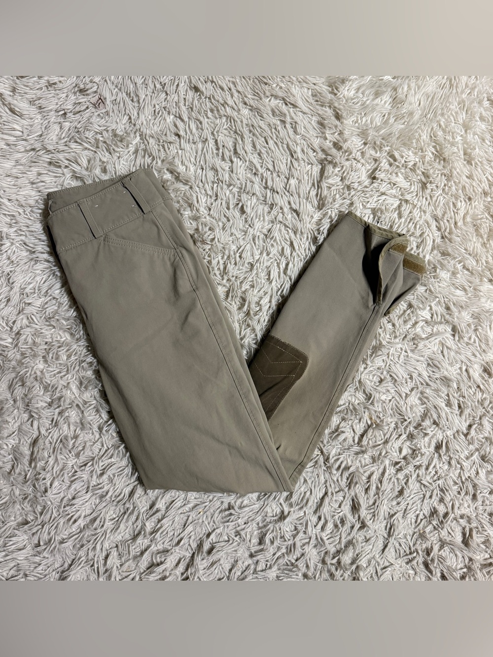 Women’s Size 26L Tan Tailored Sportsman Knee Patch Horseback Riding Breeches